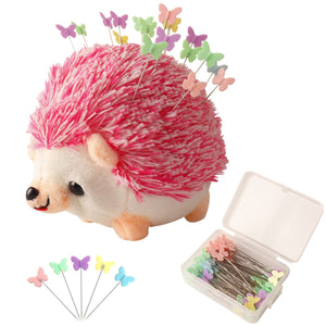 cIcILIAYA Hedgehog Shape Pin cushion, cute Pincushions Sewing Kit Lovely Needle cushions Pins Holder Sewing Accessories Supplies