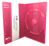 CheckOutStore (50) Premium Standard Single 1-Disc DVD Cases 14mm (Clear Red)