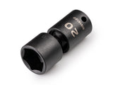 TEKTON 3/8 Inch Drive x 20 mm Shallow 6-Point Universal Joint Impact Socket | SID18120