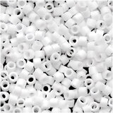 Matte White, 50 Grams Bulk, Miyuki Delica Seed Beads, Size 11/0, DB351