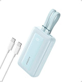 Anker Zolo Power Bank, 10,000mAh 30W Max Fast Portable Charger with Built-in USB-C and MFi Certified Lightning Cables, USB-C&A, 