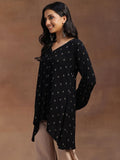 Libas Women'S Pure Cotton Regular Kurti (29130_Black Black S