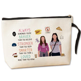 Makeup Bag Gil-more Girls TV Merchandise Luke Fans Gift Lorelai and Rory Fans Gift Luke Cosmetic Bag Inspirational Christmas Bir
