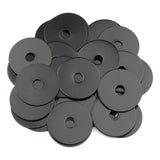 30PCS 5/16 x 1-1/2 Black Fender Washers, 18-8(304) Stainless Steel Flat Fender Washer for M8 Bolts, 5/16 ID x 1-1/2 OD, 0.06'' T