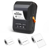 SUPVAN T50M Pro Bluetooth Label Maker Machine with 3 Tapes, Wide Waterproof Label, Versatile App with 40 Fonts and 650+ Icons, I