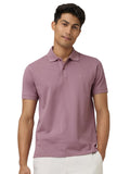 Xyxx Men'S Solid Regular Fit T-Shirt (Xy_Cr14_Polo Tshirt_1_Rose Blush