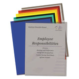 CLine 62130 Project Folders, Jacket, Letter, Poly, Assorted Colors, 25/Box