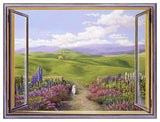 Paesaggio Toscano-Paper Art-50,,X38,,