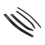 TuningPros Outside Mount Window Vent Visors Rain Guards Compatible with Toyota Yaris Sedan 2007-2012 | Side Window Wind Deflecto
