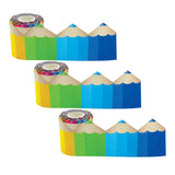(3 PK) COLORED PENCILS DIE-CUT