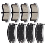 AUTOMUTO 8PCS Front & Rear Ceramic Disc Brake Pads Set D623 D714 For Buick Riviera For Cadillac DeVille Eldorado Seville For Old
