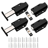 PHITUODA 4 Pack Magnetic Push Latch Push to Open Cabinet Hardware Magnetic Touch Latch Door Push Release Latch Magnetic Drawer P