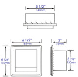 Alfi Brand Abtpc77-W Toilet Paper Holder, White Matte