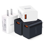 Fast Charge 3.0 Wall Charger, Besgoods [4Pack] 18W USB Fast Charging Block Compatible with iPhone 14 Pro Max 13 12 11 X XR Wirel