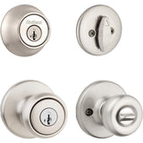 Kwikset 96900381 690T 15 SMT BBPKG Satin Nickel Tylo Entry Combo Set