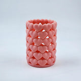 CUBIX3D Heart Design Pen Holder | Romantic Desk Organizer for Pens, Makeup Brushes & Stationery | LoveThemed Desk Decor for Hom