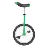 DYNAMI 18 Inch Unicycle with Manganese Steel Frame,Outdoor Unicycle with Leakproof Tire & Curved PU Seat,Adjustable Height,Light