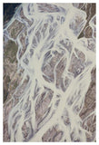 Cline River Showing Heavy Siltation And Braiding, Jasper National Park, Alberta, Canada-Paper Art-34,,X50,,