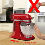 Sliding Mats for Kitchen aid Head Stand Mixer with 2 Black Kitchen Accessories,Mixer Mover Slider Mat Pad for Kitchenaid 4.5-5 Q