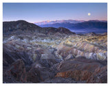Full Moon Rising Over Zabriskie Point, Death Valley National Park, California-Paper Art-42,,X32,,