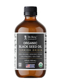 Dr. Berg Black Seed Oil Organic Cold Pressed - Pure Nigella Sativa Black Cumin Oil - USDA Organic, Halal, Vegan - for Hair, Skin
