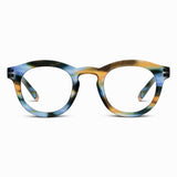Peepers by PeeperSpecs Oprah's Favorite Women's Stardust Round Blue Light Blocking Reading Glasses - Multi Horn +2.25