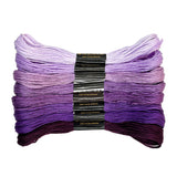 1 Pieces Cross StitchEmbroidery Floss,100% Eco-Cotton Cotton Premium Skeins, Ideal for Arts & Crafts (Purple Series 67981)