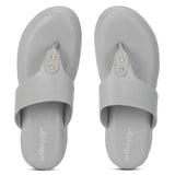 Ortho Joy Doctor Fancy Slipper For Women || Orthopedic Women'S Fancy Slippers For Women,Light Grey,2.5,B0CQCSPZ58