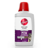 Hoover Pet Hard Floor Cleaner Solution, 32 oz., Jasmine Breeze Scent, Concentrated Pet Cleaning Formula, For Use on Sealed Vinyl