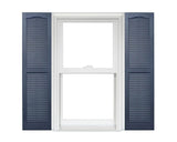 Homeside Open Louver Vinyl Shutters (1 Pair) - 12 x 47-049 Royal