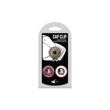 Team Golf NCAA Florida State Seminoles Cap Clip With 2 Golf Ball Markers Golf Cap Clip with 2 Removable Double-Sided Enamel Magn