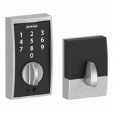 Schlage Lock Company BE375CEN626 Century Keyless Deadbolt, Satin Chrome