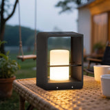 Linkmoon Solar Lanterns Outdoor Waterproof, Patio Lights with 3000K LED, Outdoor Lights Solar Powered with Remote Control, Floor