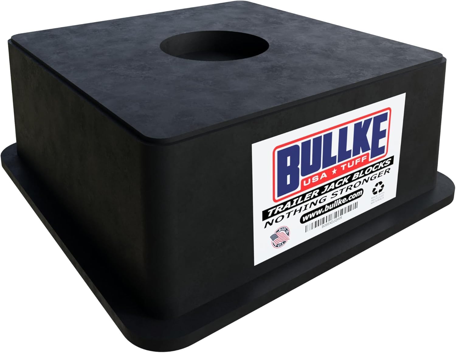 USA-Made Trailer Jack Blocks |Up to 18,000 lbs.| Heavy Duty RV Leveling & Stabilizing Pads for Camper, Travel Trailer,5th Wheel 