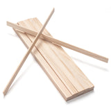 Wooden Dowels for Crafts, Wood Trim Wood Strips Planks Slats for Wall 1/83/415, 30 PCS Square Dowel Rods Wooden Sticks f