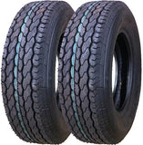WANDA Set 2 Free Country Trailer Tires ST 205/75D15 Deep Tread- 11021