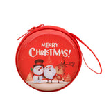 Merishopp Christmas Coin Purse Stylish Compact Small Change Purse For Girls Party Gift Elder Snowman Deer