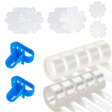 Balloon Arch Garland Kit, 82ft Balloon Garland Strips - 500Pcs Glue Point Dots Tape - 20 Balloon Flower Clips and 2 Tie Tools fo