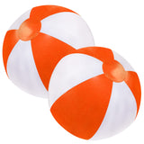 PENTA ANGEL Beach Balls 2PCS 12 Inch Inflatable/Blow Up Classic Rainbow Color Summer Swimming Pool Party Favors Water Toy Beachb