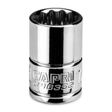Capri Tools 1/2 in. Shallow Socket, 3/8 in. Drive, 12point, SAE