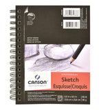 Canson Artist Series Universal Sketch Pad, 5.5 x 8.5, Side Wire Bound, 100 Sheets (100510850)