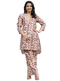 Gosriki Women'S Rayon Blend Printed Ethnic Co-Ord Set (Ays Purple-Vks02-Gs_S_Purple_Small),Purple,,B0DBG2LL6F