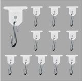 Dulepax RV Awning Hooks, Awning Light Clips for Christmas Camping Awning Lights Decor, Hang Clothes,Hang Plants and More.Easily 