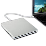 Ploveyy External CD DVD Drive USB-C Superdrive Portabl CD/DVD ROM Optical Drive Player Reader Writer Burner for Mac MacBook Pro 