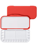 Mr. Pen- Airtight Watercolor Palette with Lid, Red, 18 Wells and 2 Mixing Areas, Empty Watercolor Palette, Paint Pallet with Lid