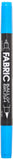 Uchida 122SF10 Ball and Brush Open Stock Fabric Marker, Fluorescent Blue