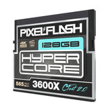 128GB PixelFlash CFast 2.0 Card 3600X HyperCore 565MB/s SATA3 VPG180 C Fast Card Compatible w/DSLR Cinematic Video & Photo Cams