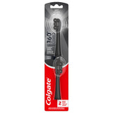 Colgate 360 Power Charcoal Replacement Toothbrush Heads, Works with Any 360 Battery Toothbrush, Features Soft Bristles and a Rub