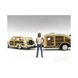 American Diorama Campers Figure 3 For 1/18 Scale Models 76336
