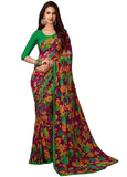 Gosriki Women'S Printed Semi Georgette Saree With Blouse (Apne-Purple-Gs_Purple),Purple,,B0BM9ZW287
